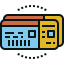 Airplane ticket icon 64x64