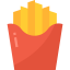 French fries icon 64x64