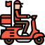 Delivery bike Symbol 64x64