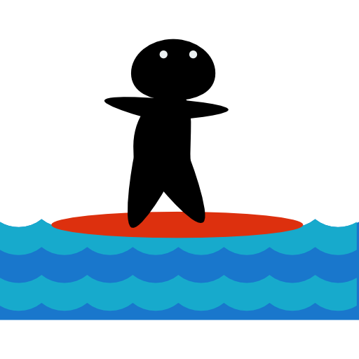 Surfing icon
