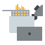 Electric fryer icon 64x64