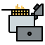 Electric fryer icon 64x64