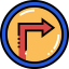 Turn right icon 64x64