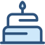 Birthday cake icon 64x64