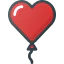 Heart balloon icon 64x64