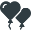 Heart balloon icône 64x64