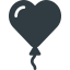 Heart balloon icône 64x64
