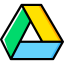Google drive アイコン 64x64