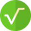 Square root icon 64x64