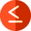 Is less than or equal to icon 64x64