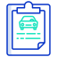 Car insurance icon 64x64
