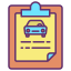 Car insurance icon 64x64