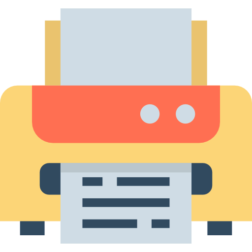 Paper printer icon