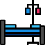 Medical bed icon 64x64