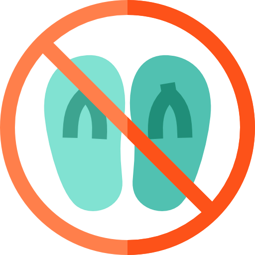 Flip flops icon
