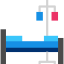 Medical bed icon 64x64