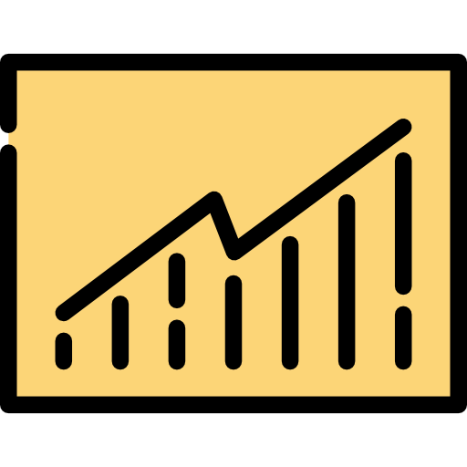 Line chart icon