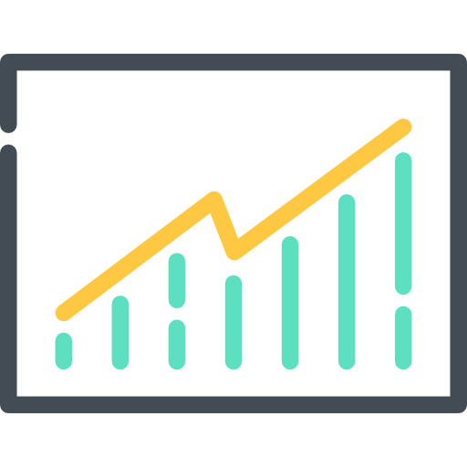 Line chart icon