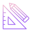 Set square icon 64x64
