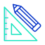 Set square icon 64x64