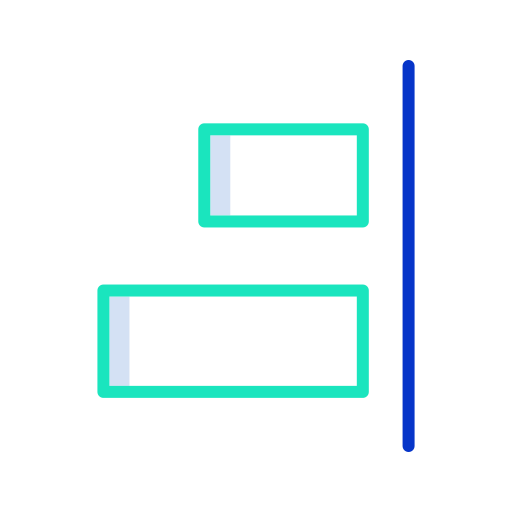 Align right icon