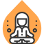 Lotus position icon 64x64