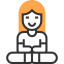 Lotus position icon 64x64