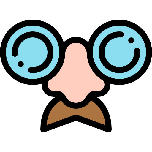Fun glasses icon