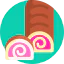 Roll cake ícono 64x64