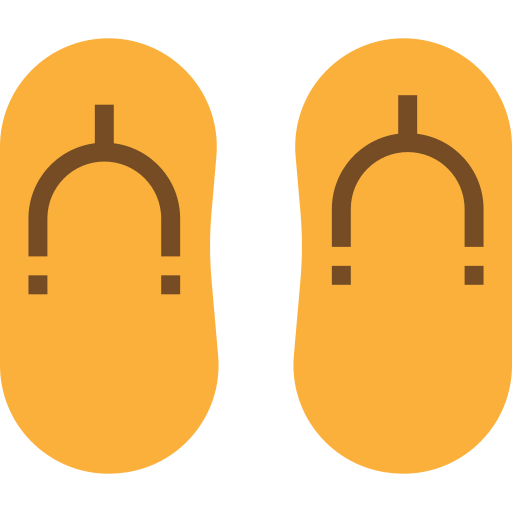 Flip flops icon