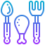 Chicken leg icon 64x64