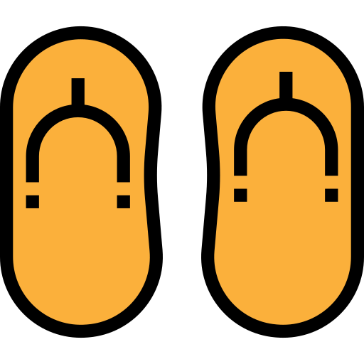Flip flops icon