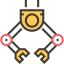 Industrial robot icon 64x64