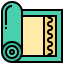 Yoga mat icon 64x64