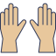 Hand gloves ícono 64x64