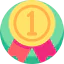 Gold medal icon 64x64