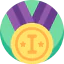 Gold medal icon 64x64