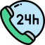 24 hours icon 64x64