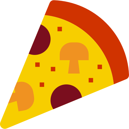 Pizza slice icon