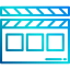 Clapperboard Ikona 64x64