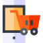 Shopping online icon 64x64