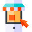 Shopping online icon 64x64
