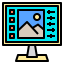Photo editing icon 64x64
