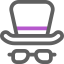 Hipster icon 64x64