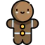 Gingerbread man icon 64x64