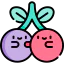 Cherries icon 64x64