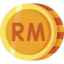 Malaysian ringgit ícono 64x64