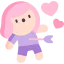 Hit by cupid icon 64x64