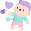 Hit by cupid icon 64x64