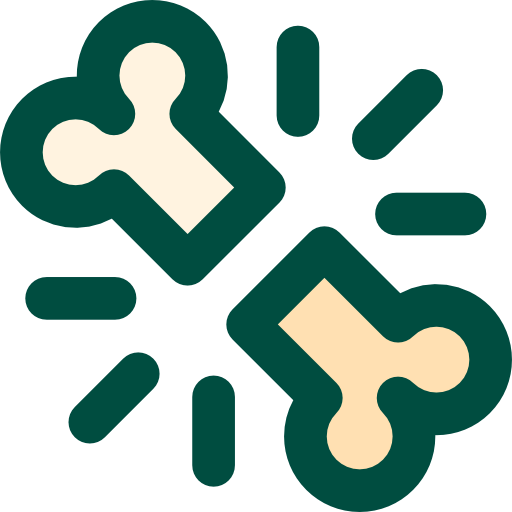 Broken bone icon